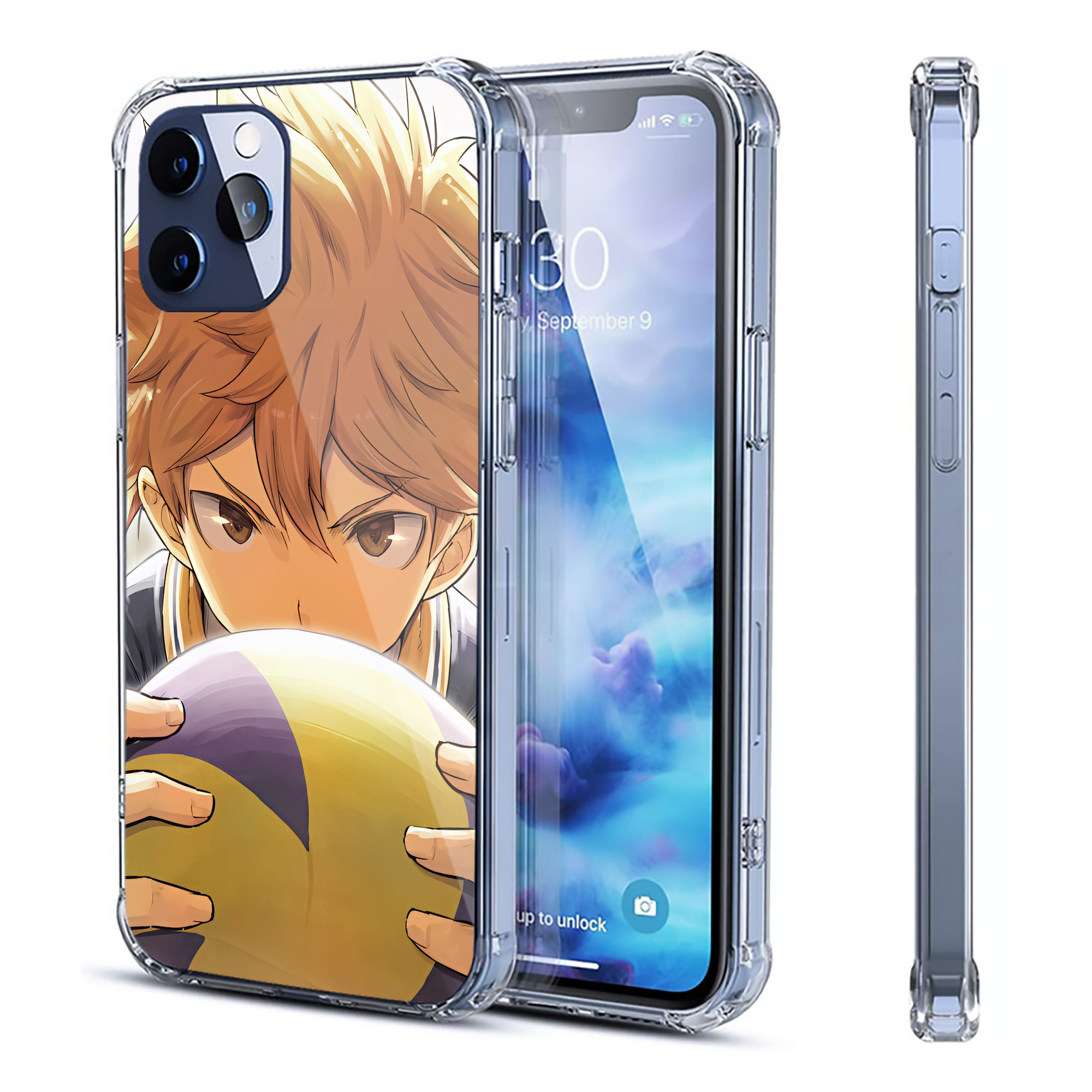 （画像用） ハイキュー!! Haikyu!! 【iPhone 12シリーズ対応】透明スマホケース（クリアソフトケース）